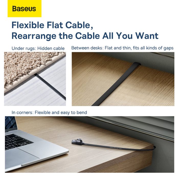 Baseus High Speed Gigabit Network Cable Six Types of RJ45 (10M)