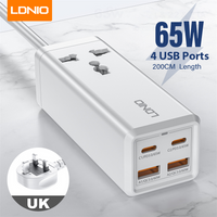 LDNIO Power Strip Desktop 65W Extension Cord