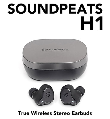SoundPEATS H1 True Wireless Earbuds Bluetooth V5.2 with QCC3040 & 35 Hours Playback