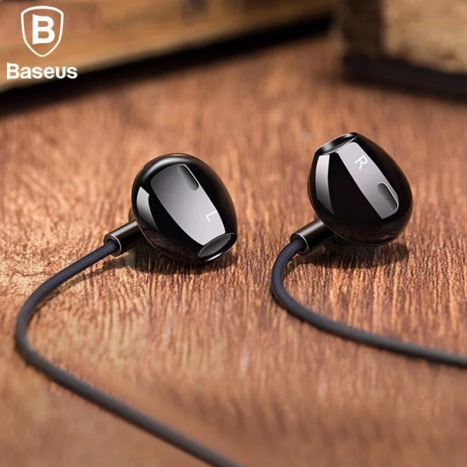 Baseus Encok H06 lateral in-ear Wired Earphone Black