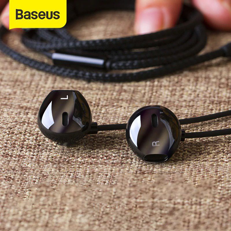 Baseus Encok H06 lateral in-ear Wired Earphone Black