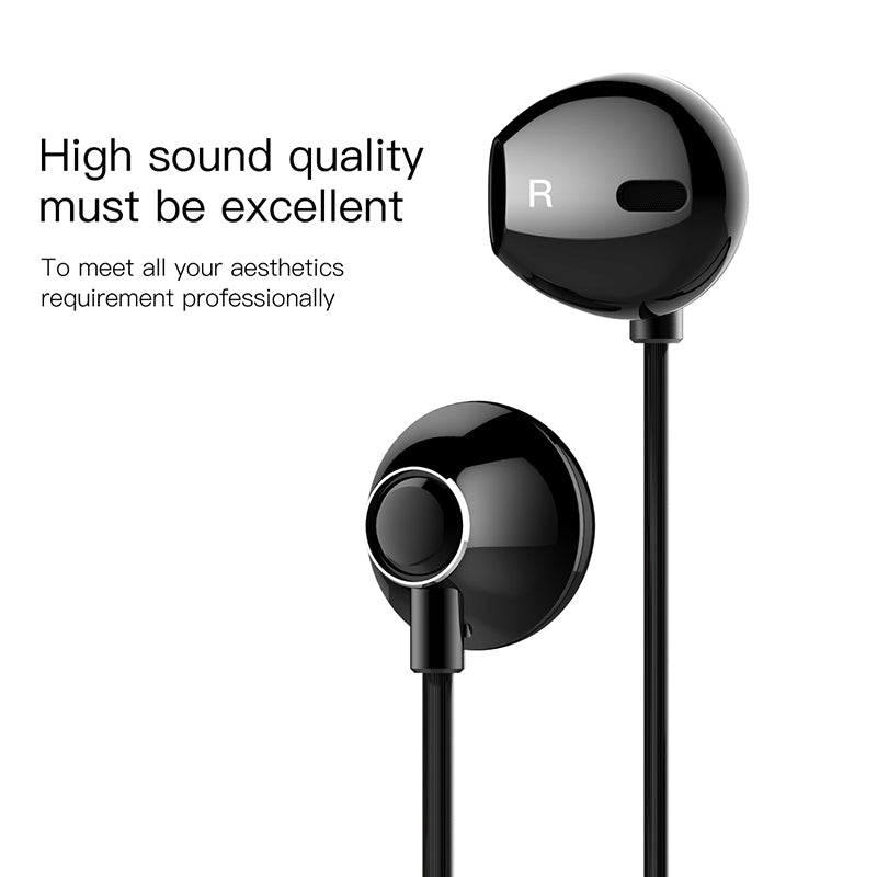 Baseus Encok H06 lateral in-ear Wired Earphone Black