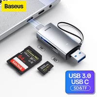 Baseus Lite Series USB-A & Type-C to SD/TF Card Reader