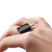 Baseus Ingenuity Series Mini OTG Adaptor Type-C to USB-A 3.1 Black