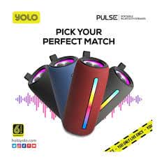YOLO Pulse Portable Bluetooth TWS Portable Speaker