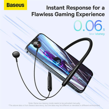 Baseus Bowie P1x In-Ear Neckband Wireless Earphones Black/Creamy White