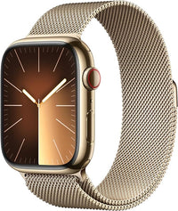 Apple Watch Series 9 45mm Stainless Steel Case with Milanese Loop