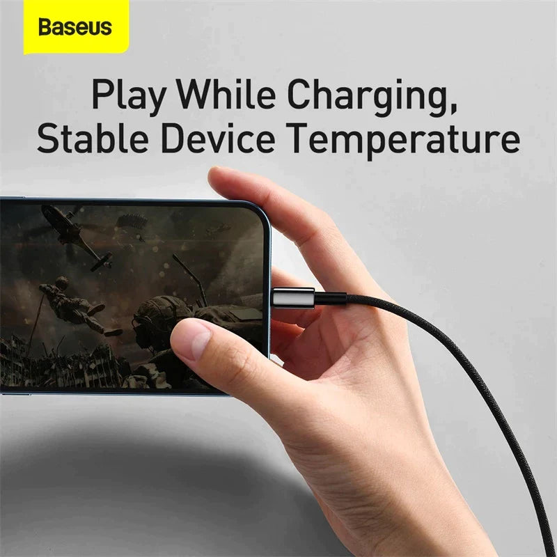 Baseus Tungsten Gold Fast Charging Data Cable USB to iP 2.4A