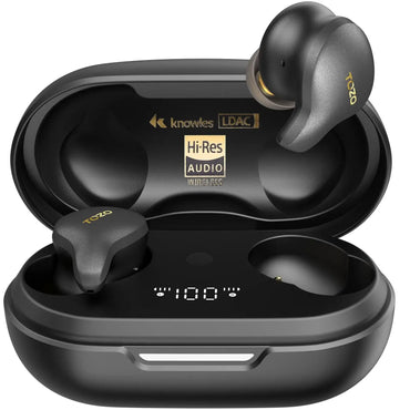TOZO Golden X1 Wireless Earbuds with Active Noise Cancellation 4 Mic & 32 Hours Playtime