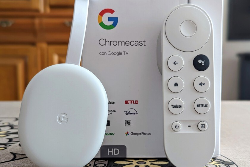 Chromecast con Google TV (HD) Snow - Transmite entretenimiento a